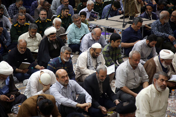 مراسم بزرگداشت والده «سید حسن نصرالله» در قم