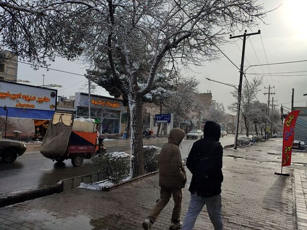 بارش دل‌انگیز برف‌ در اولین روزهای بهمن ماه