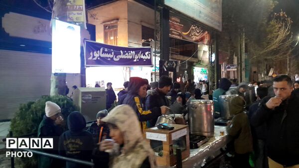 گذری بر موکب مردمی شهید مصطفی صدر زاده در دومین شب قدر 