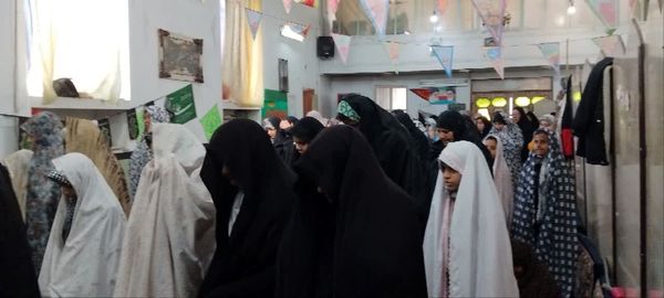 مراسم باشکوه اعتکاف در مسجد امام حسین(ع) کاشمر فدافن