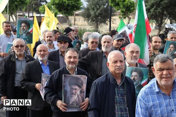 رزمایش اقتدار جان فدا برای ایران امام رضایی در چهاردانگه