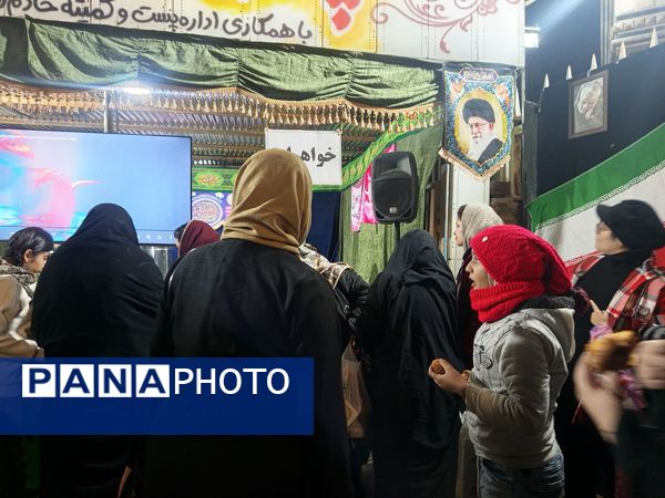 برپایی چایخانه جوانان مهدوی در نیشابور 