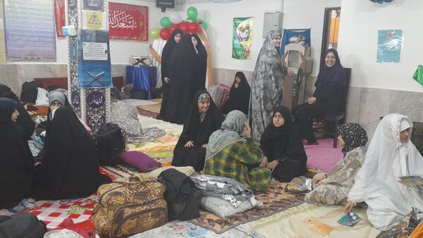 افتتاحیه اعتکاف در مسجد قائم المهدی جاهدشهر 