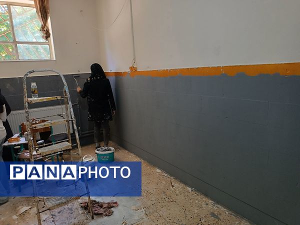 اجرای پروژه مهر در هنرستان ثمین 