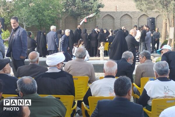 مراسم چهلم شهید یاسر صفری در امامزاده عبدالله یوسف آباد صیرفی