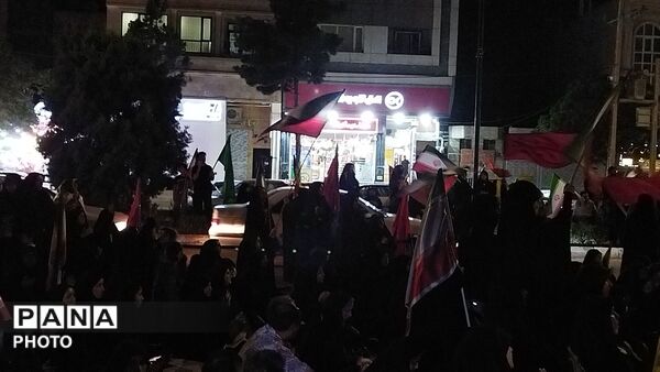 مراسم شب دوم محرم در بلوار فضل نیشابور-۲
