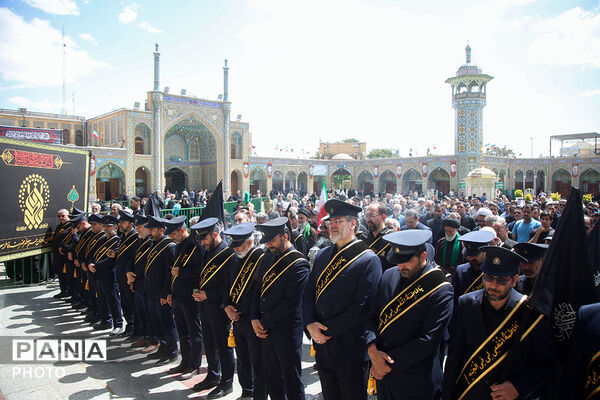 مراسم سالروز شهادت امام جواد(ع) در حرم بانوی کرامت