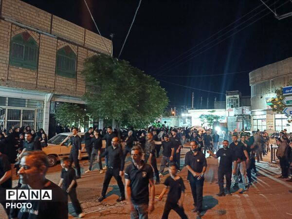 عزاداری شب نهم محرم الحرام در روستای رزق آباد 