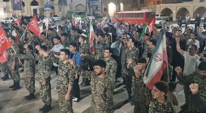 رزمایش «جان‌فدای ایران» در شهرستان زارچ