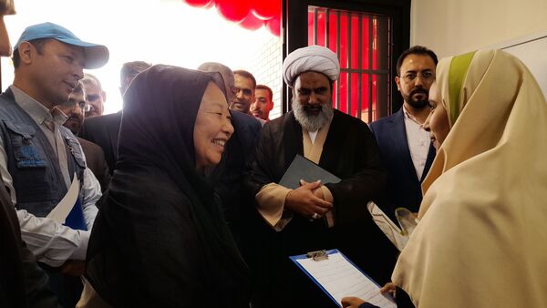 آیین افتتاح مدرسه ۱۴ کلاسه شهید جمهور ابراهیم رئیسی در شهرستان ملارد