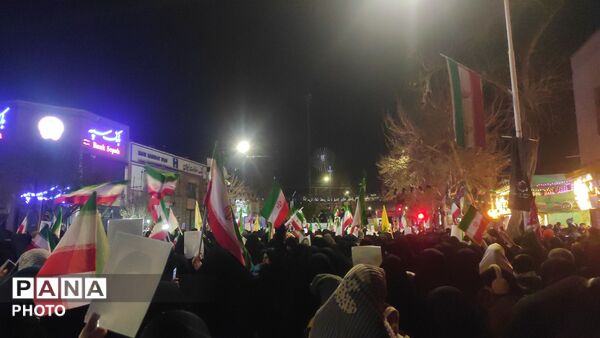 راهپیمایی بزرگ مردم غیور و شجاع شهرستان نیشابور