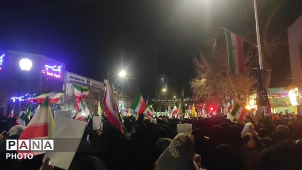 راهپیمایی بزرگ مردم غیور و شجاع شهرستان نیشابور