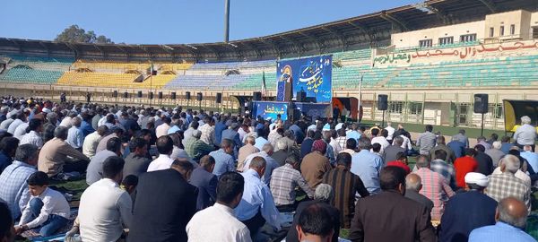 شکوه اقامه نماز عید‌ فطر در سراسر استان کرمان