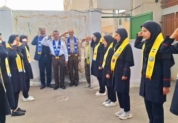 بازدید نمایندگان سازمان دانش‌آموزی کشور از مدارس شهرستان سمنان