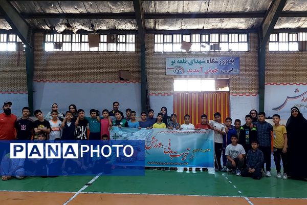 برگزاری مسابقات ورزشی در ورزشگاه شهدای قلعه نو کهریزک