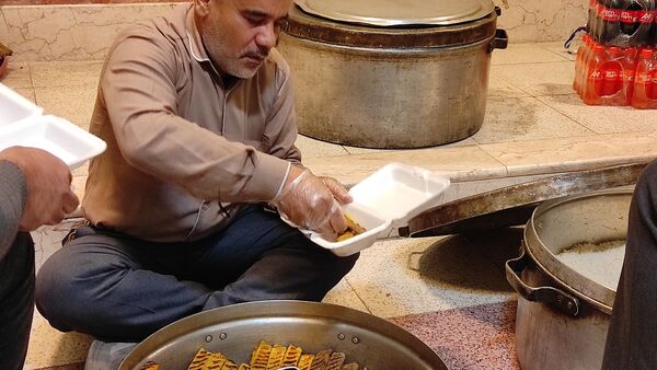دانش‌آموزان مهمان سفره خدا شدند