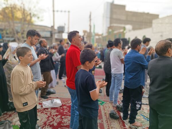 نماز عید فطر در مصلی شهرستان قدس