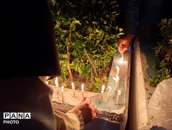 مراسم شام غریبان حضرت اباعبدالله الحسین (ع)در جوار حرم مطهر رضوی