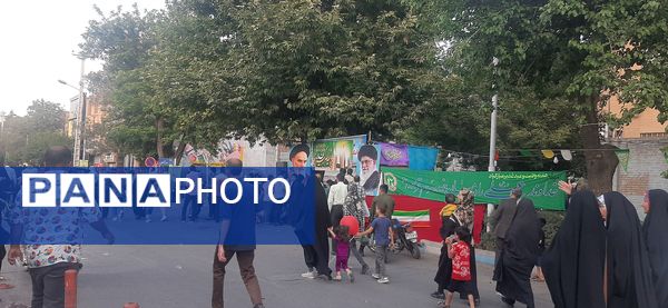 راهپیمایی کیلومتری غدیر در نیشابور