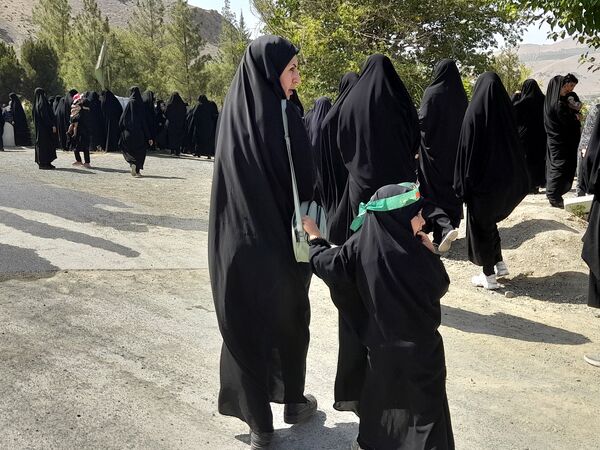 حضور حماسی مردم روستای مارکده در همایش جاماندگان اربعین حسینی