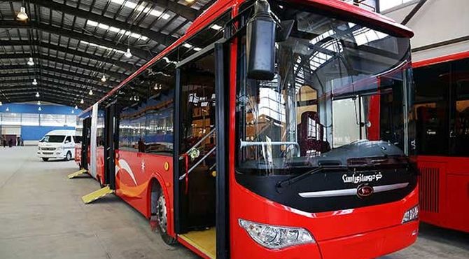 ورود ۳۵ دستگاه اتوبوس دوکابین به کشور