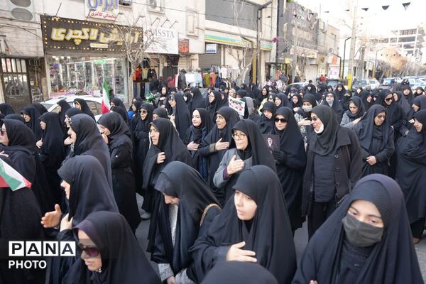 دوازدهمین راهپیمایی شهرستان فردیس به خونخواهی رهبر شهید و بیعت با رهبر جدید  