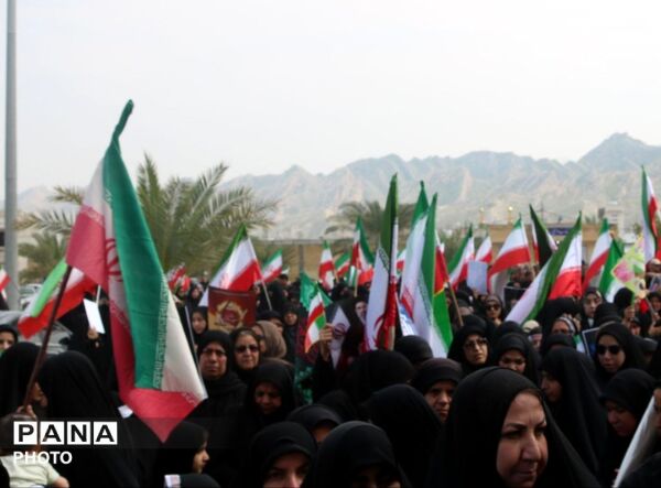 فرزندان انقلاب شهرستان شهیدپرور لامرد در روز قدس
