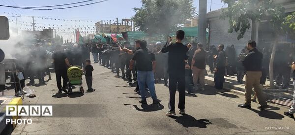 شور حسینی در شهر جعفریه قم 