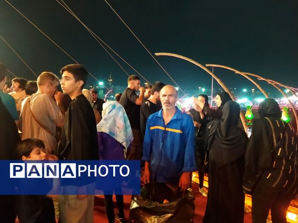 حضور پرشور عاشقان اباعبدالله در کشتی نجات محرم