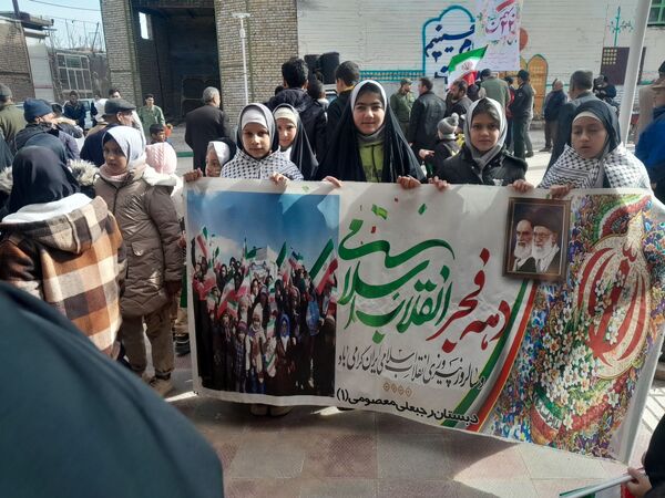 حضور پرشور مردم نسر در یوم‌الله ۲۲ بهمن؛ تجدید میثاق با آرمان‌های انقلاب