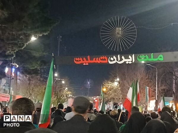فریاد همبستگی از خیابان‌های نیشابور