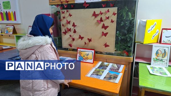 نمایشگاه هنری؛ جرقه‌ای از امید و استعداد در دبستان آرمینه مصلی‌نژاد