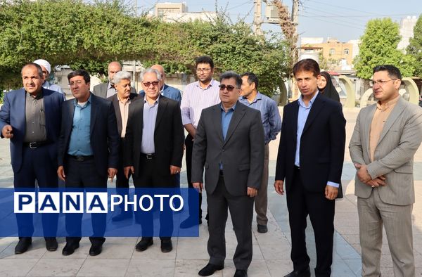 تجدید میثاق با شهدا در بوشهر