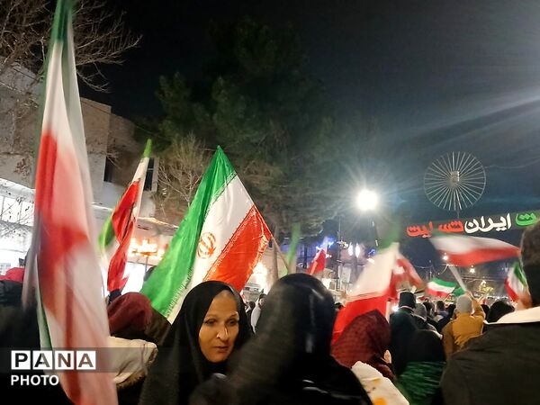 فریاد همبستگی از خیابان‌های نیشابور