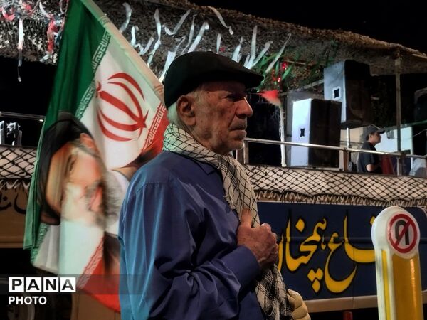 دویست و چهارمین شب از شهادت رهبر امت اسلام در حسینیه امام خمینی شهرستان نیشابور 