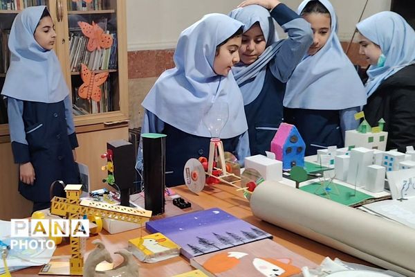 نمایشگاه طرح جابر در دبستان شهید مجید مجیدی ناحیه دو شهرری 