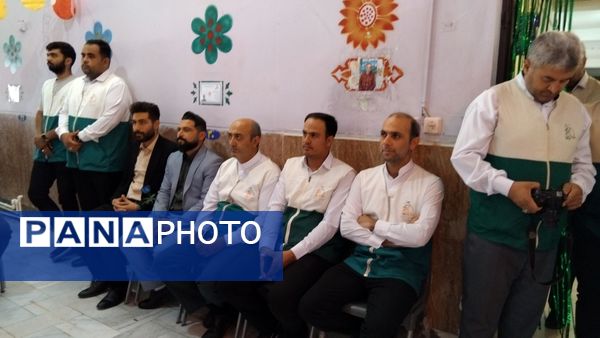 مراسم استقبال از زائر اولی‌های مددجویان مرکز توانبخشی فردوس اهر