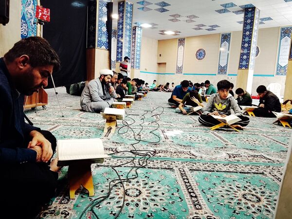 مراسم پر فیض اعتکاف در شهرستان خانمیرزا 