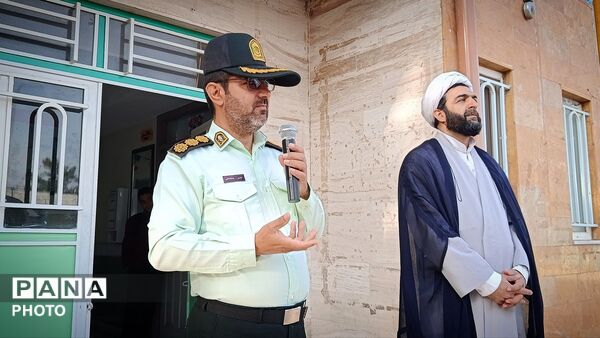 گرامیداشت هفته نیروی انتظامی در دبیرستان میثاق