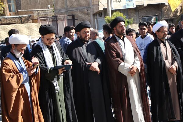 شکوه حضور مردم شهرستان سامان در راهپیمایی یوم‌الله ۱۳ آبان