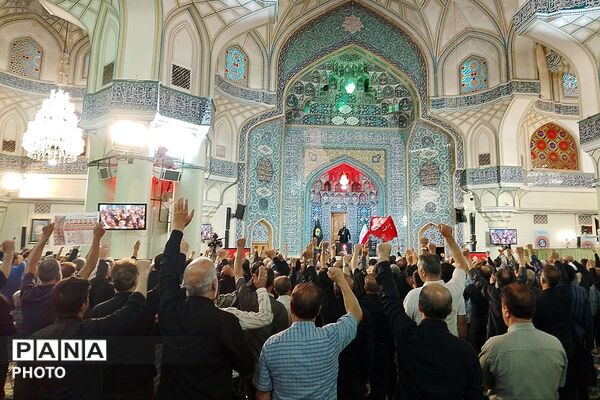 مراسم گرامیداشت رهبر شهید انقلاب در بارگاه ملکوتی حضرت عبدالعظیم حسنی (ع)