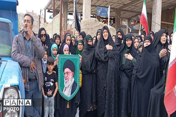 حضورخودجوش مردم سادات شهر بار به مناسبت شهادت حضرت آیت الله خامنه ای 