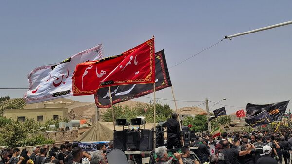 سوگواری روز عاشورا در شهر کهک قم