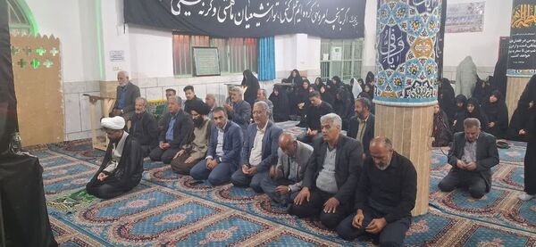عزاداری دهه دوم فاطمیه با حضور شهید گمنام در دهستان شوراب صغیر  