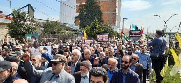 برگزاری راهپیمایی روز قدس در میاندورود 