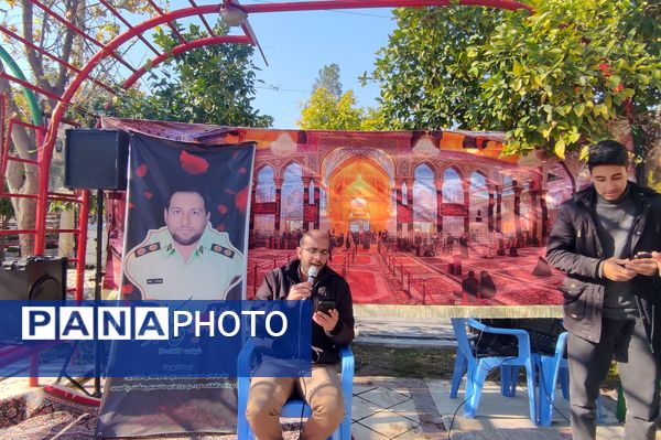 سومین سالگرد شهید علی‌اکبر رنجبر در گلزار شهدای شیراز