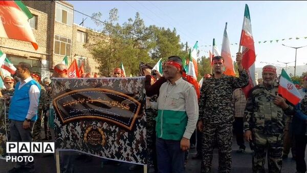 رزمایش جانفدایان ایران در شهرستان بیرجند