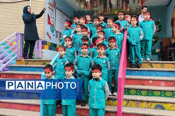 حضور پر شور دانش آموزان ناحیه دو شهرری در جشن نیمه شعبان و ایرانمون