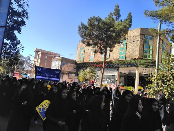  راهپیمایی سیزده آبان در شهرستان خلیل آباد