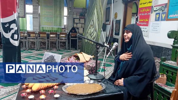 مراسم سوگواری شهادت حضرت ام البنین(س) توسط هیات دانش‌آموزی دبیرستان شاهد سمیه